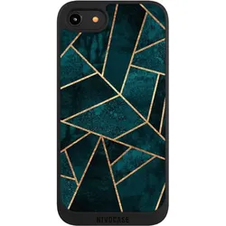 Nivocase Handyhülle für Apple iPhone 7 Hülle NIVOpure Case Schwarz Elisabeth Fredriksson Gold & Kupfer (Apple iPhone 7), Smartphone Hülle, Kupfer, Schwarz, Gold