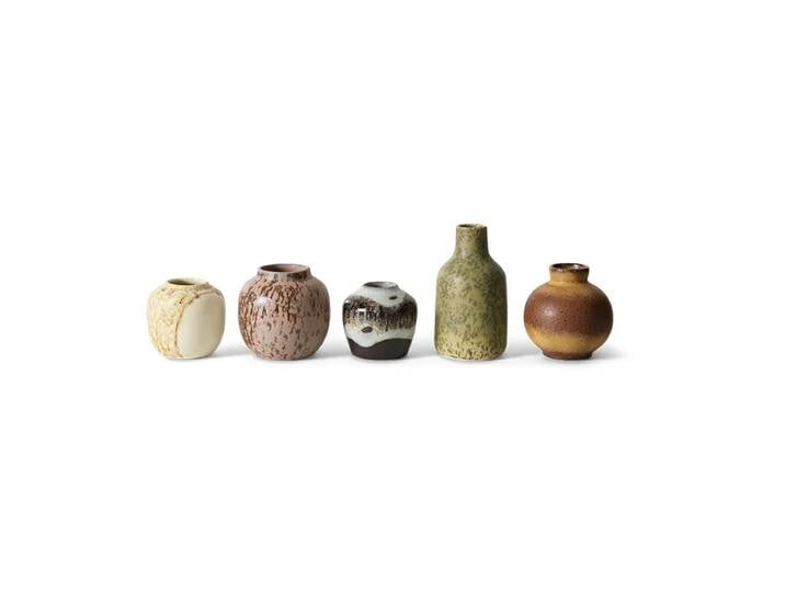 HKliving Vases 70 s small, 5 pièces Pursuit'