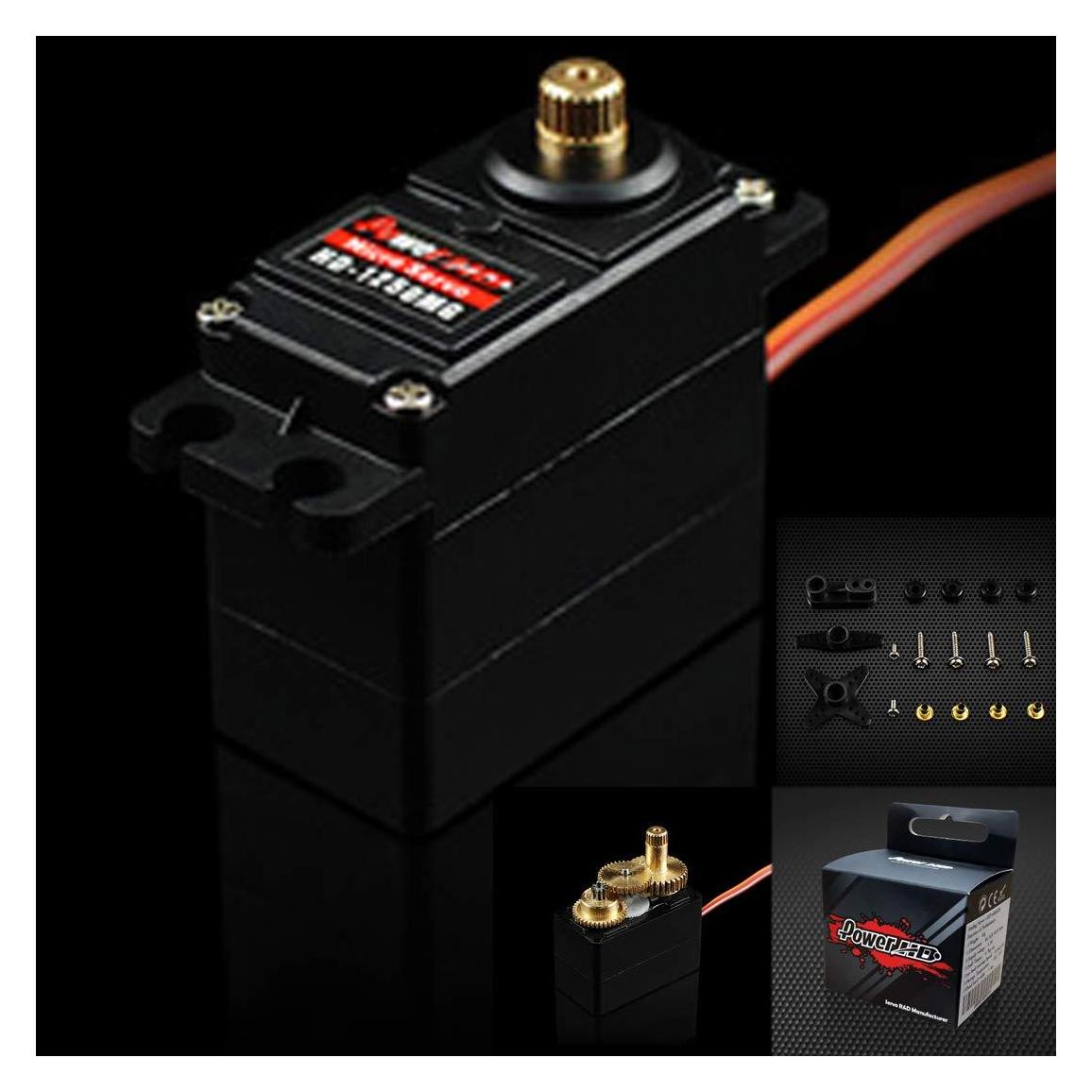 Power HD Servo HD-1250MG / 3.5kg/0.12sec. 6V Analog / Mini Analog Micro Servo (PHD-1250MG)