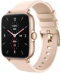 Everyday Crate Y22 Bluetooth Smart Watch 1.7 Inch HD Fitness Tracker Watch With IP67 Waterproof rose Gold