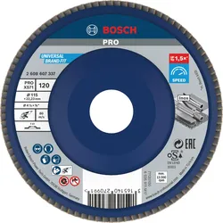 Bosch PRO Fächerschleifscheibe X571 Best for Metal, gerade - 2608607337