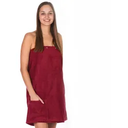 framsohn Sauna Fun Damenkilt / Sarong (Farbe: Bordeaux)