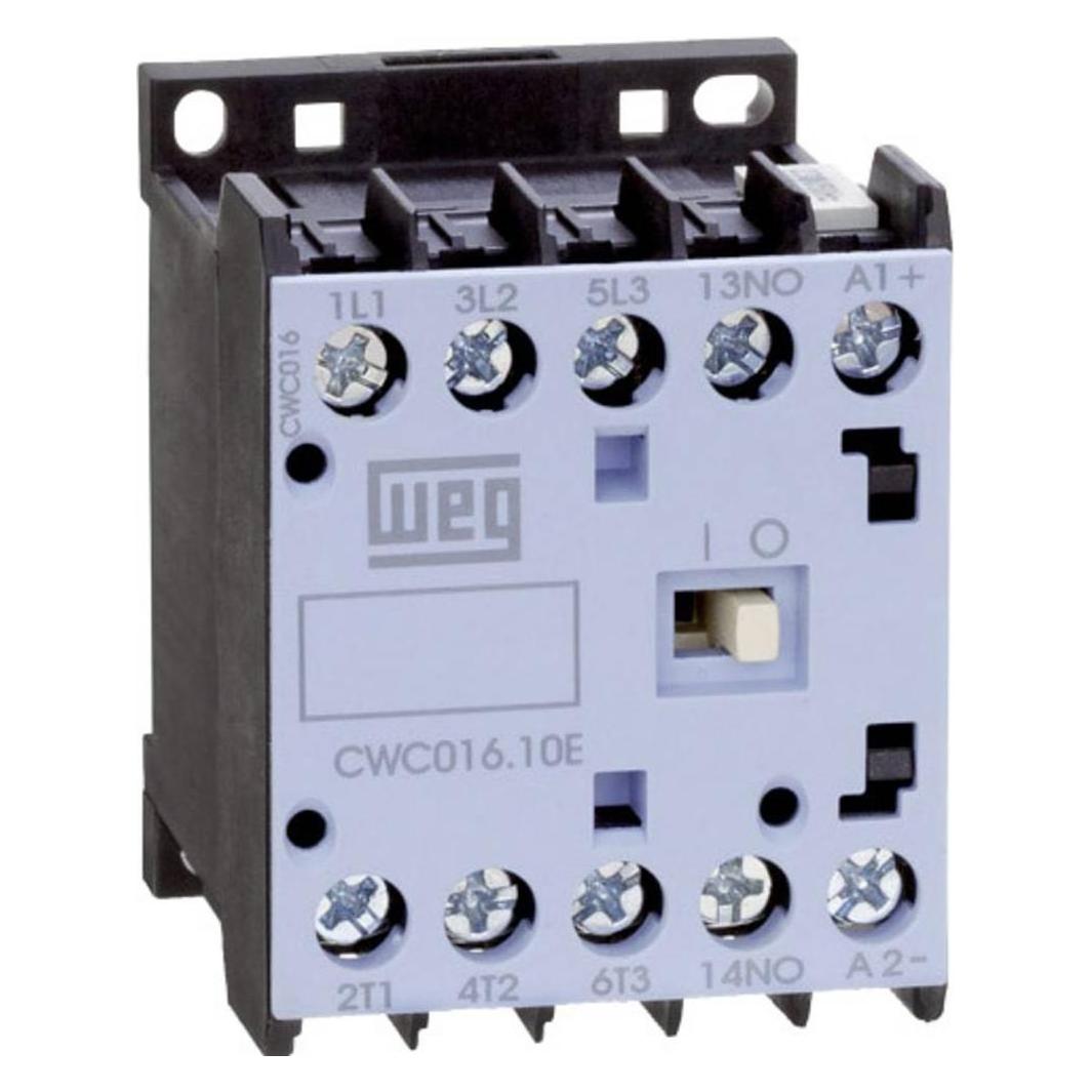 Weg CWC07-01-30D24 Schütz 3 Schliesser 3 kW 230 V/AC 7 A mit Hilfskontakt 1 St (12487297)