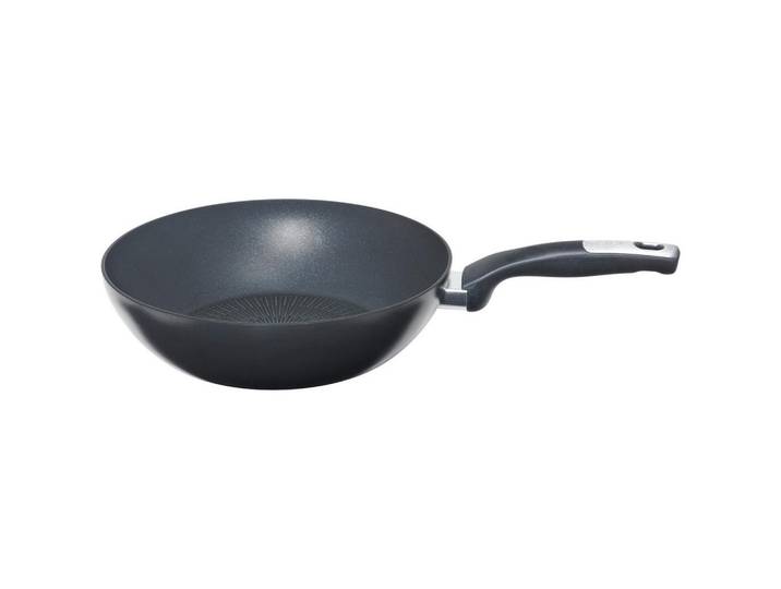 Tefal Wokpfanne Unlimited, Schwarz, Metall, rund, kratzfest, besonders hoher Rand, antihaftbeschichtet, Kochgeschirr, Pfannen, Woks