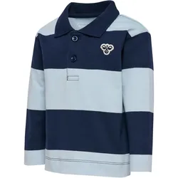 hummel hmlMINI Loose Stripe Baby-Poloshirt Kinder 7459 - dress blues 80
