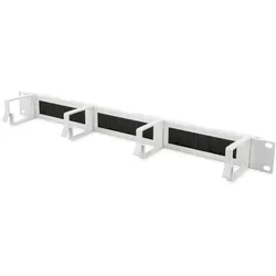 Digitus Kabelrangierpanel mit Bürstenleisten für 483 mm (19")-Schränke, 1HE