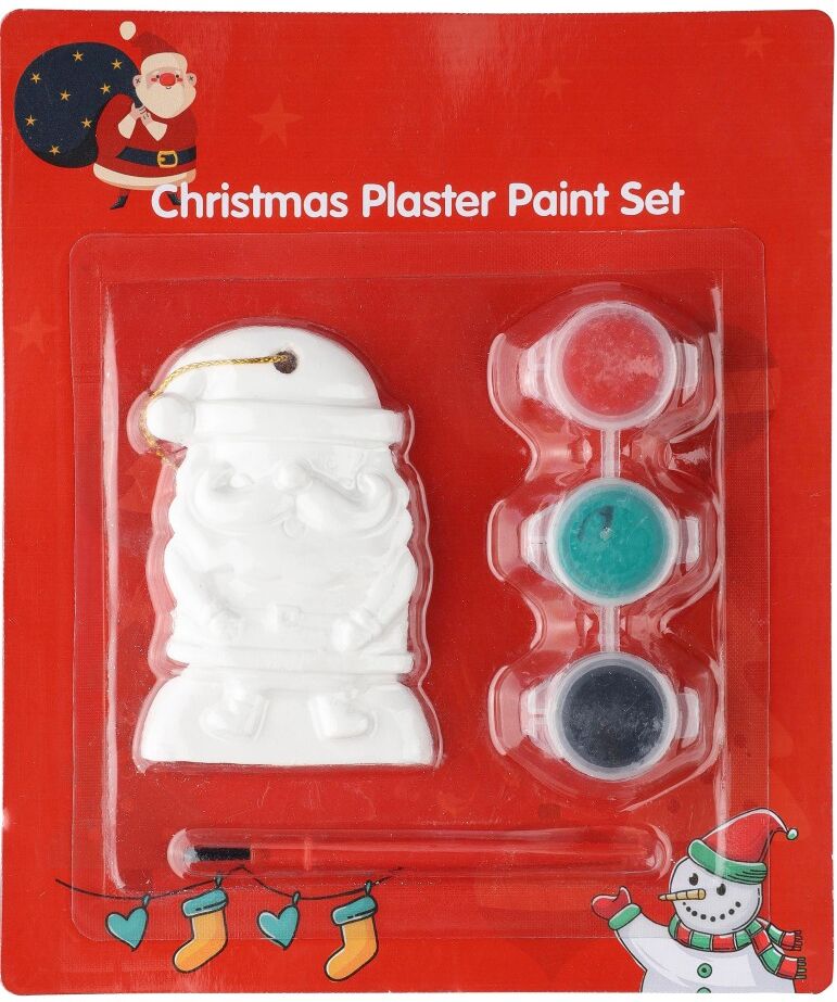 Coffret de peinture Père Noël en PS personnalisé Zina custom/multicolor