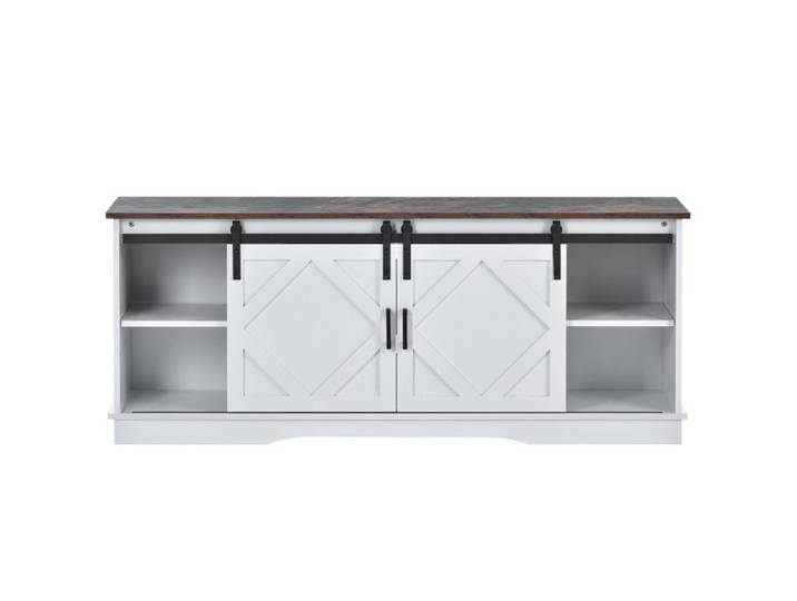 Meuble TV 295186188AAW 150x40x60 cm 2 portes coulissantes