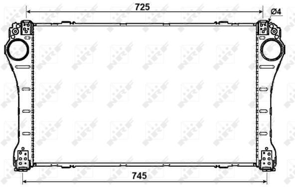 Nrf Ladeluftkühler 30243 Für Toyota