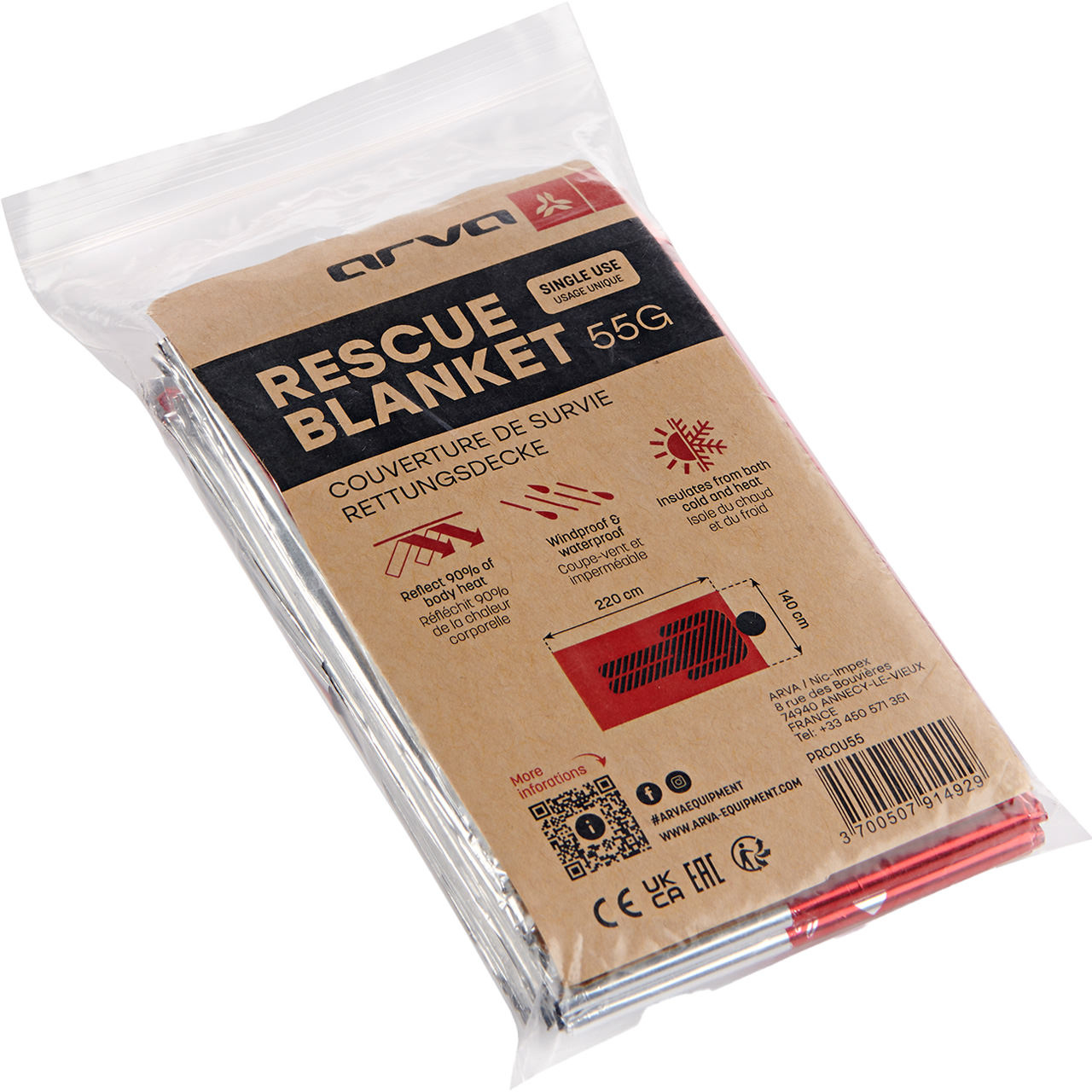 ARVA Emergency blanket UL 55g