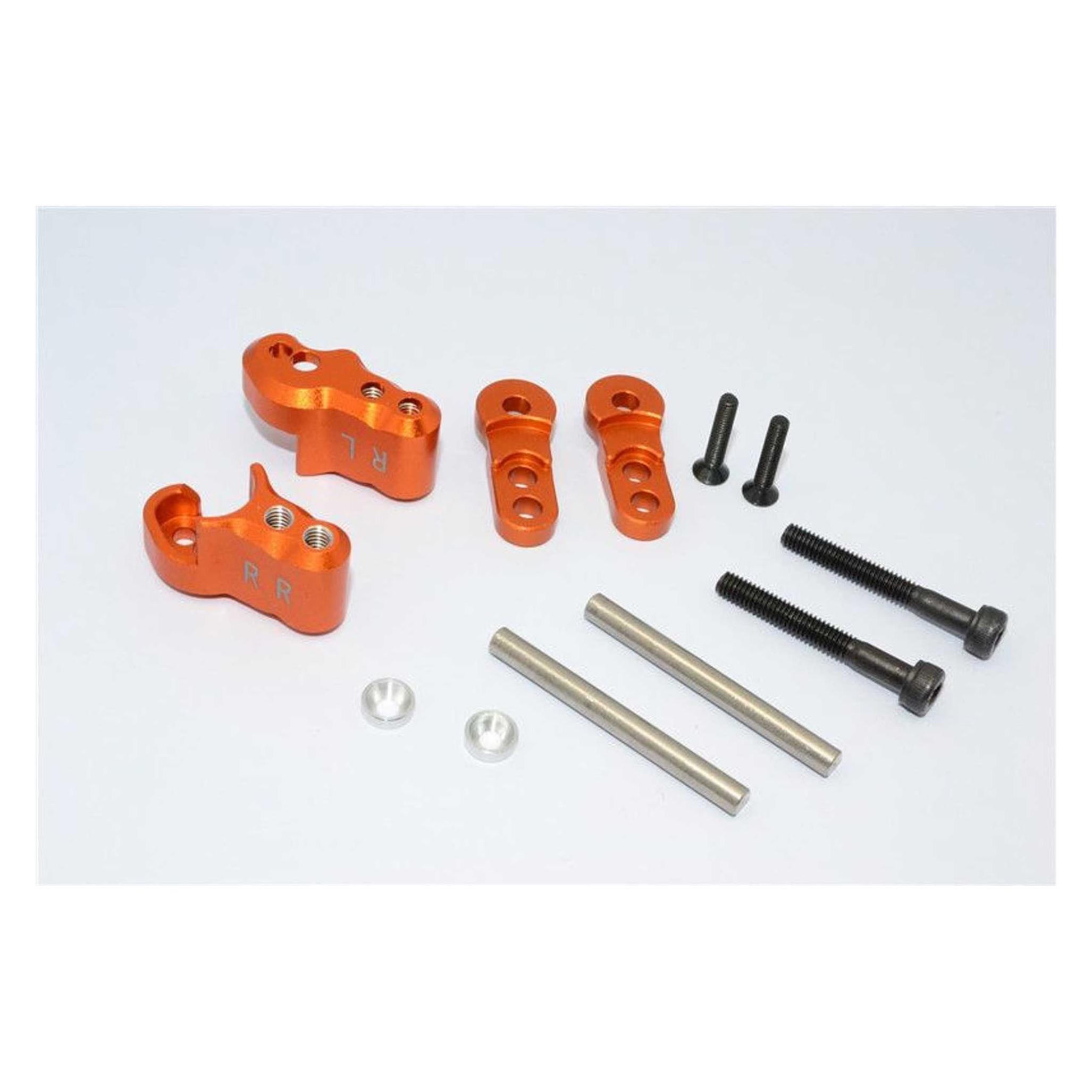 GPM Aluminium Dämpferbefestigung hinten orange TRX X-MAXX (GPMTXM030OR)