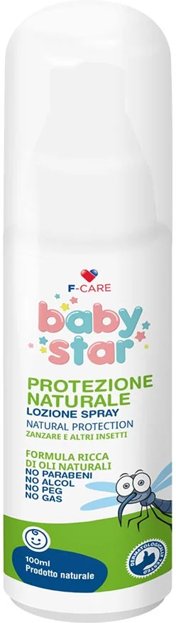 FARVIMA MEDICINALI SpA Baby Star Lozione Insetto-repellente Spray, 100 ml
