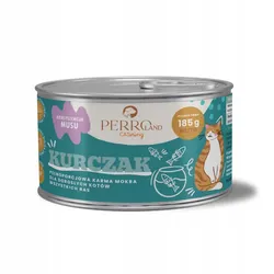 PERRO CATering Huhn-Monoprotein-Alleinfutter für Katzen, 185 g