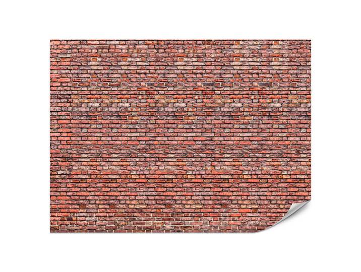 Muralo Fototapete für Wohnzimmer Alter Ziegelstein Roter Wand Rustikal 500x350, Rot, Orange, Papier, Abstrakt, Rechteckig, 500x350 cm, Tapeten & Wandverkleidungen, Fototapeten