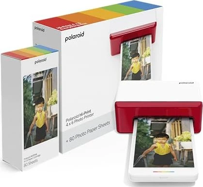 Polaroid Hi.Print 4x6 Photo Printer White E-box