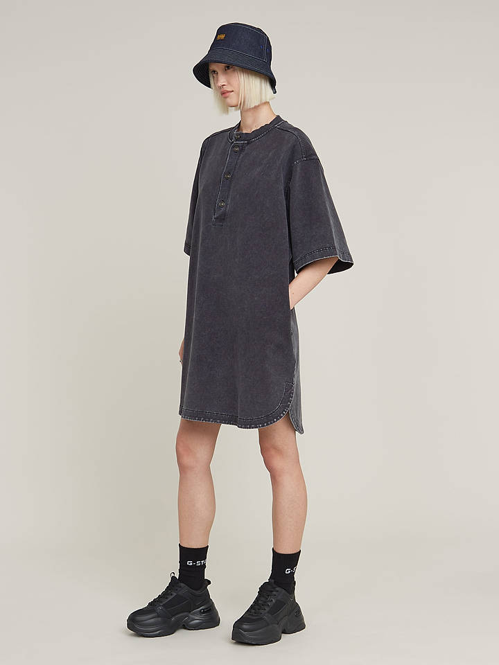 G-Star Kleid in Anthrazit - S