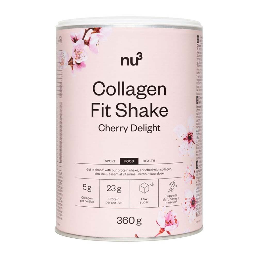 nu3 Collagen Fit Shake Cherry Delight 360 g Pulver