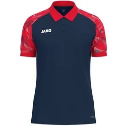 Jako Polo Sonic - marine/rot - 2XL