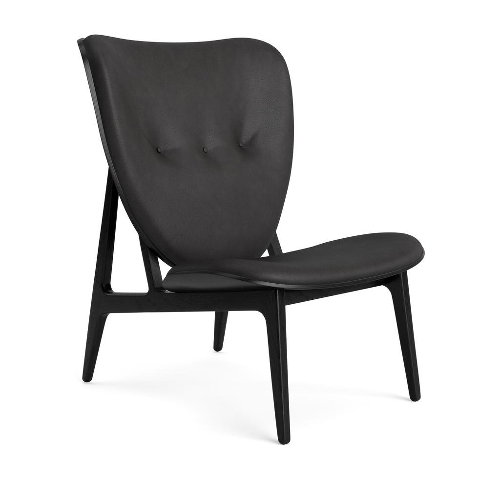 NORR11 Elephant Loungesessel (anthrazit, Eiche schwarz, Dunes Leder) anthrazit | Eiche schwarz | Dunes Leder W1Ele14008FSCoblvl21003