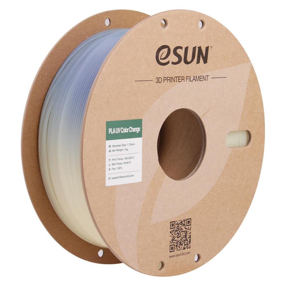 eSUN PLA UV 1,75mm RED 1kg (PLA, 1000 g, 1.75 mm) (PLA-UV CC175UV-R1P1)