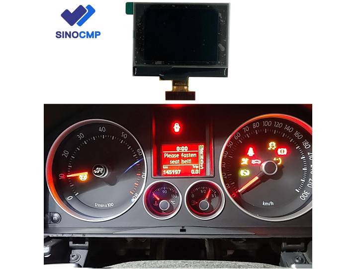 1TD920862 1K0920861M 92290206 Nouvel écran LCD de tableau de bord pour Golf Touran Eos Passat Jetta Scirocco