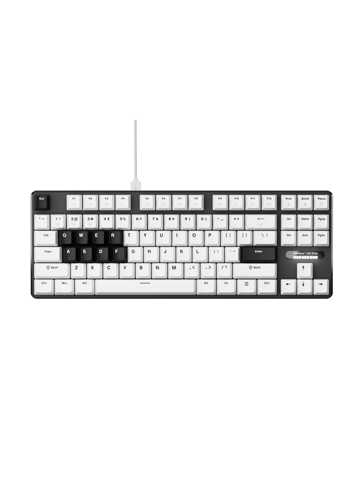 Pulsar PCMK 3 HE TKL - Gaming Tastatur (TKL) - 80% - Englisch (US) - Weiss