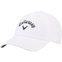 Callaway Cap Liquid Metal, weiss/schwarz