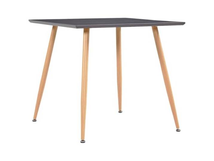 Makastle Esstisch Grau und Eichefarben 80,5x80,5x73 cm MDF