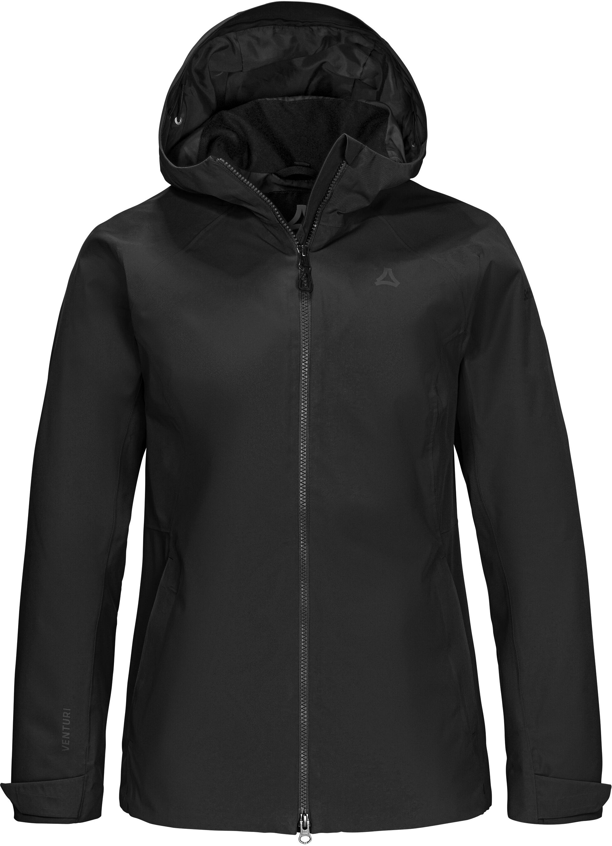 Schöffel "Jacket Style Yew WMN" Wasser- und winddicht, für Trekking und Outdoor-Sportarten schwarz 42