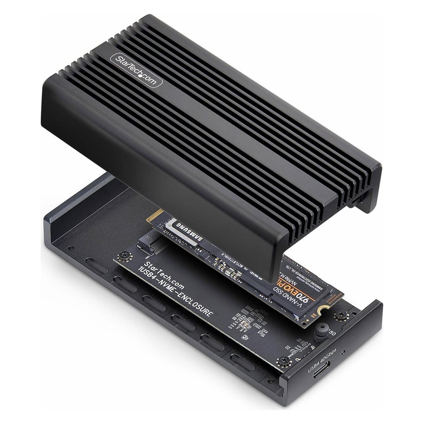 StarTech USB4 M.2 NVMe Enclosure (M.2 2230, M.2 2242, M.2 2260, M.2 2280) (1USB4-NVME-ENCLOSURE)