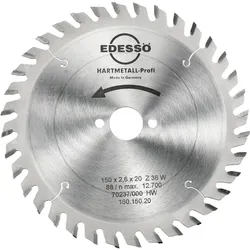 Magni, Sägeblatt, Edessö Kreissägeblatt-HM Profi 150 x 20 mm, 36 Zähne, 1.601502E+7