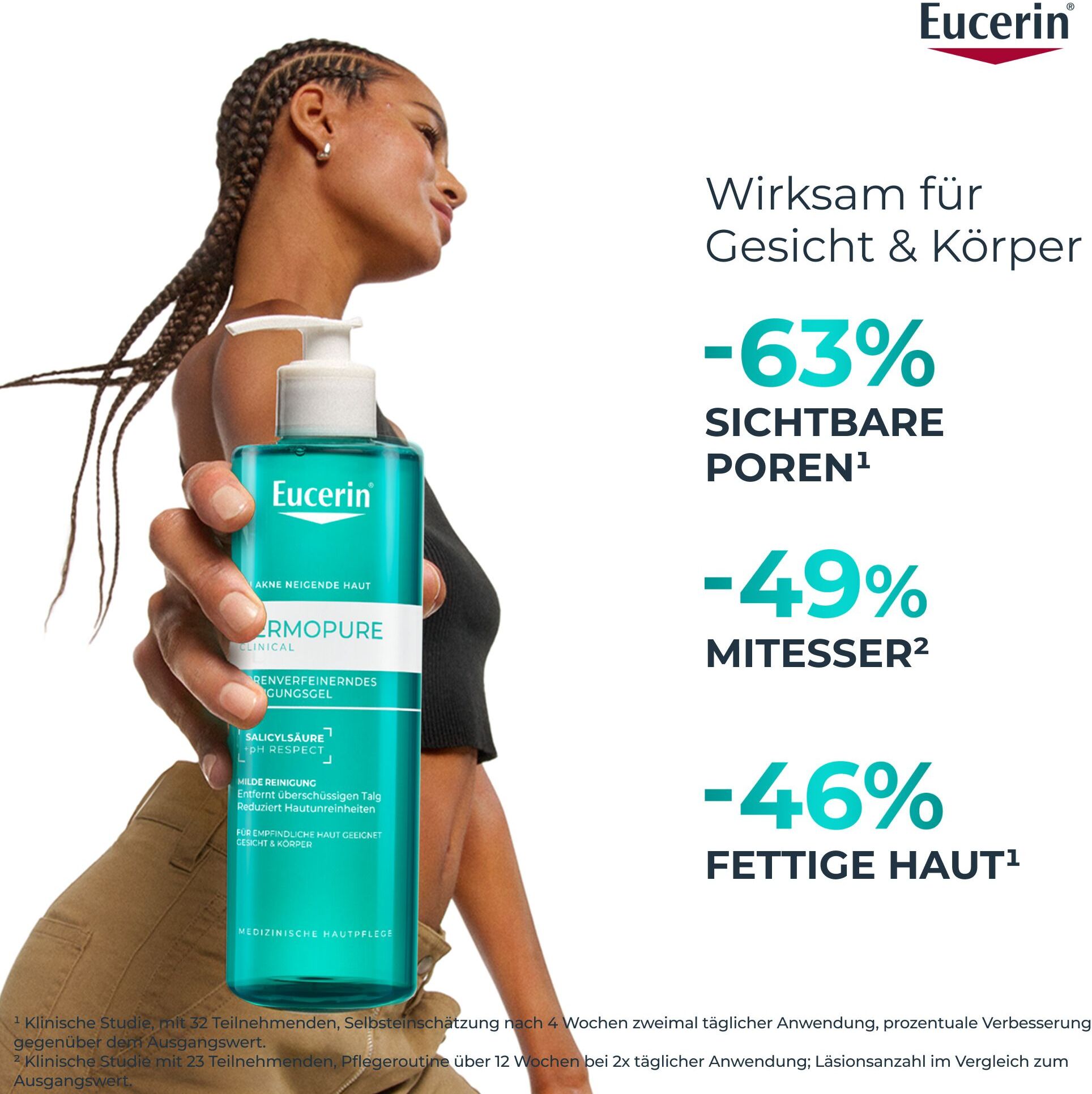 Eucerin DermoPure Clinical Reinig.Gel porenverfein 400 ml Gel