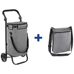 Wenko Einkaufstrolley »Thermo & Comfort« grau, 98x42x54.5 cm