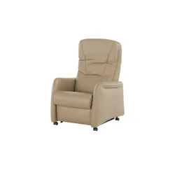 Hukla Ledersessel mit verschiedenen Funktionen Tobias , braun , Maße (cm): B: 75 H: 102 T: 88.0