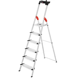 Hailo L80 ComfortLine Stehleiter 6 Stufen