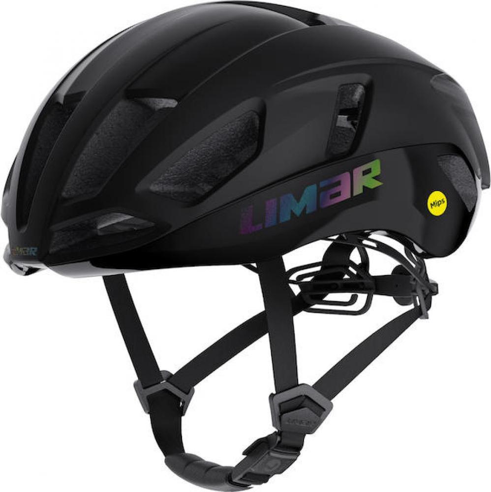 Limar Air Atlas + Mips Iridescent L Schwarz - extrem aerodynamischer Rennradh...