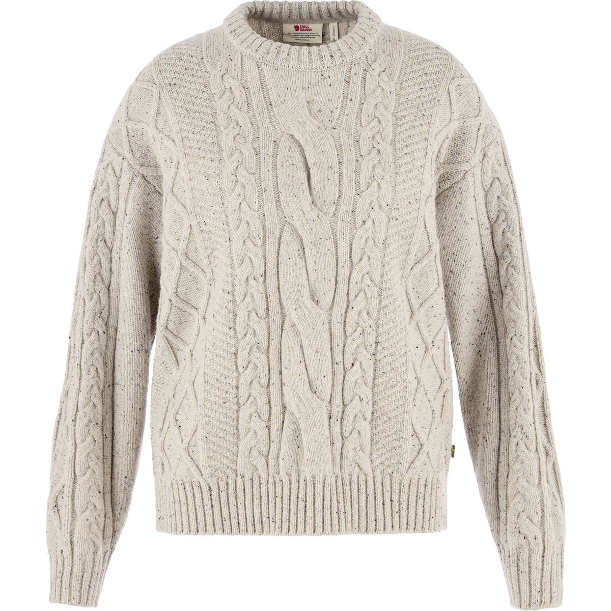Fjällräven övik Cable Knit W chalk white (113) S F14600288-113-S