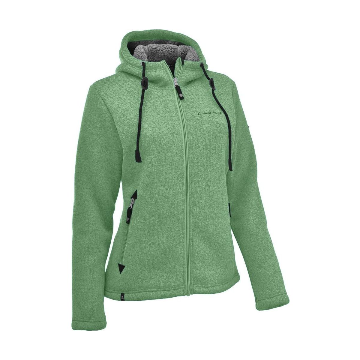 MAUL Sport Chieming - Strickfeecejacke m. Kap. green (16) 44 5213200202-16-44