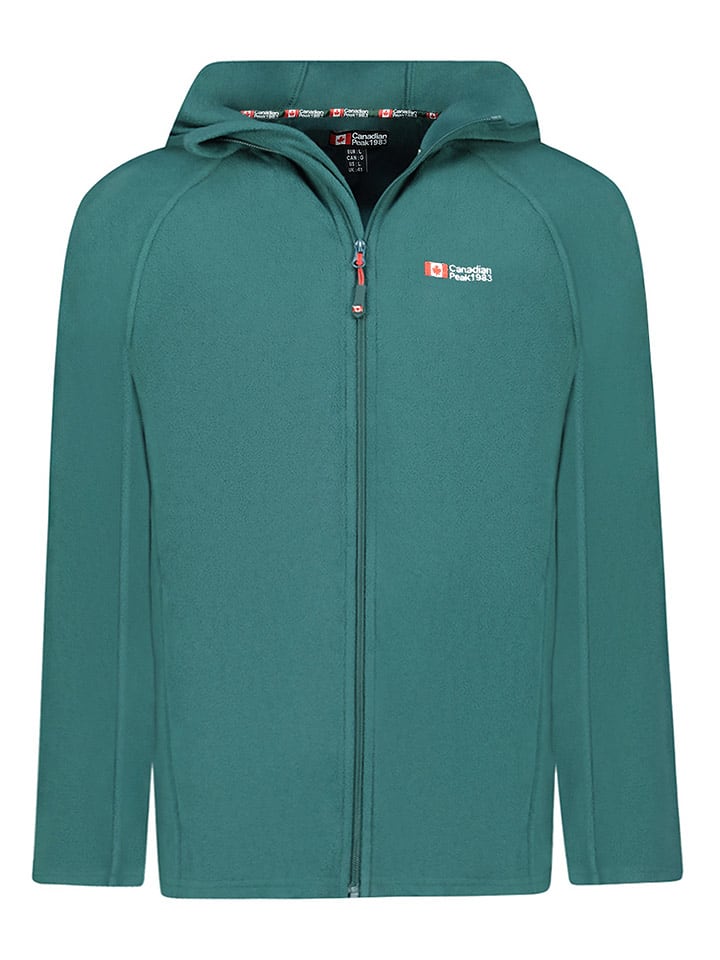 Canadian Peak Fleecejacke "Tugoodeak" in Grün - XXL