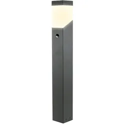 HEITRONIC Standleuchte / Wegeleuchte MADELEINE, IP44, 80cm, E27, Alu-Druckguss / PC, anthrazit / matt, mit Bewegungsmelder HEI-37383