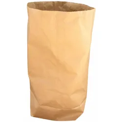 VEPATIM 25 Papier Müllsäcke 120 L 70x95+22cm 2-lagig kompostierbar & kompostierbar braun