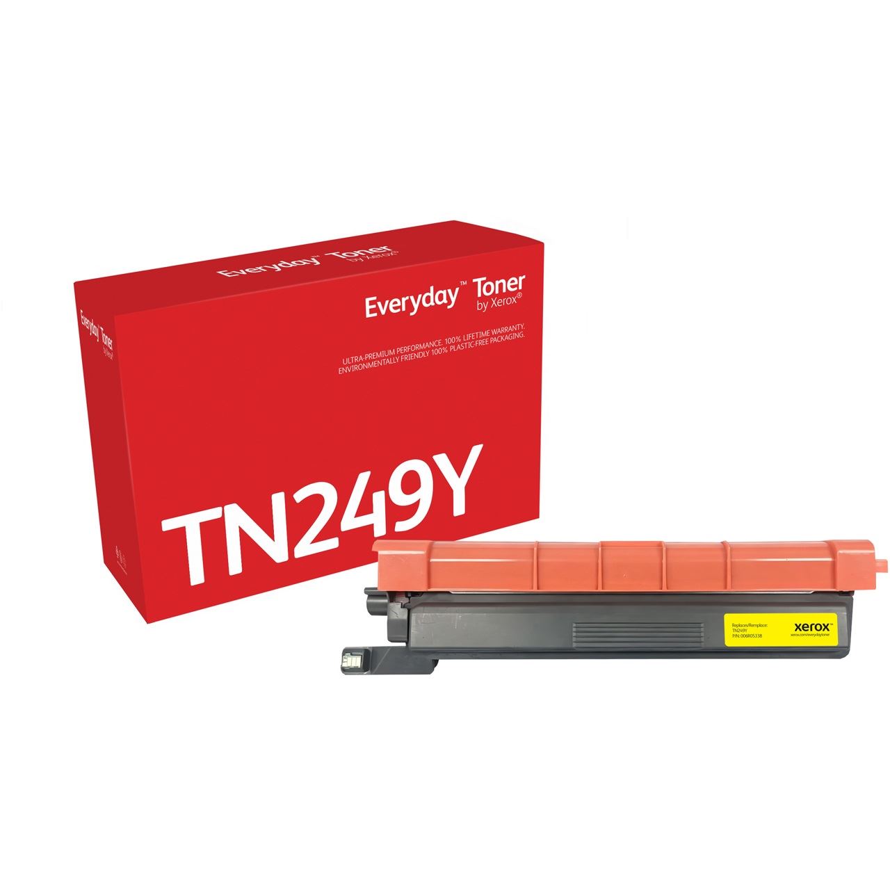XEROX EVERYDAY YELLOW TONER REPLACES BROTHER TN-249Y HIGH CAPACITY