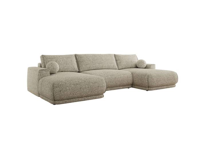 WOHNLANDSCHAFT RINA U Beige Strukture