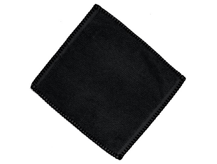 Gant de toilette Deluxe Prime 30 x 1 x 30cm Noir/Noir