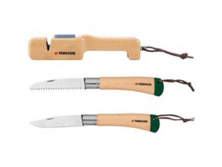 PARKSIDE® Aiguiseur de haches et couteaux ou scie d'élagage pliante ou couteau de jardin pliant