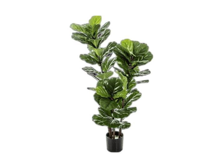 Lebensechte Kunstpflanze „Ficus Lyrata Tree“ Ø 50 x 130 cm Grün Baq Design