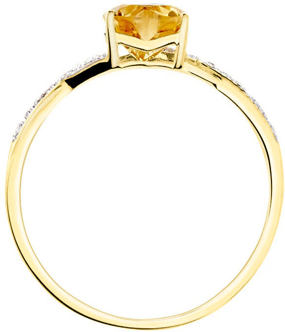 Stroili Anello Amélie Oro Giallo Citrino Cubic Zirconia Collezione: Amélie - Misura 60 Oro Giallo