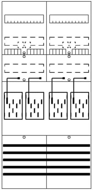 Striebel&John; Zählerfeld 7RE 4Z vorverdrahtet BF27M4 ; STRIEBEL & JOHN (2CPX054163R9999)