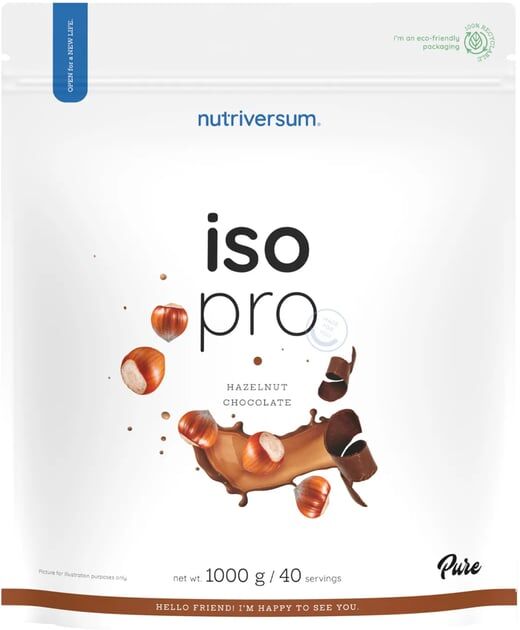 Nutriversum Pure Iso Pro 1000g Morango