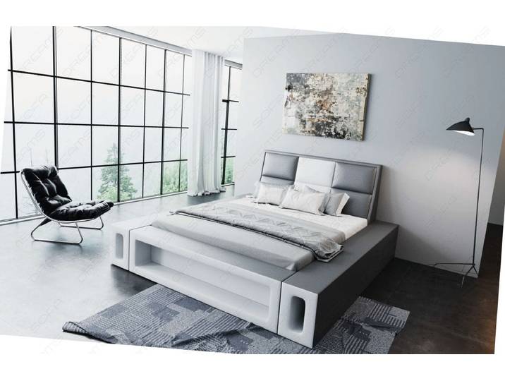 Wasserbett Venosa mit LED und großen Seitenboxen